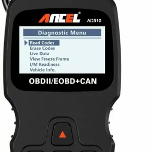 Ancel AD310 Classic Enhanced Universal OBD II Scanner Car Engine Fault Code Reader CAN Diagnostic Scan Tool, Read and Clear Error Codes for 1996 or Newer OBD2 Protocol Vehicle (Black)