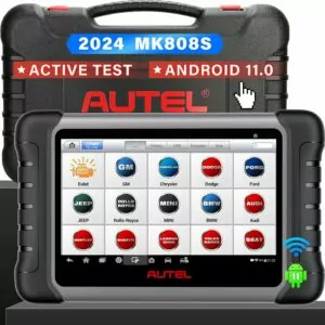 Autel Scanner MaxiCOM MK808S: 2024 Bidirectional Tool as MK808BT Pro MX808S M808Z, Function as MaxiCheck MX900, 28+ Service, Active Test, All System Diagnose, Injector Coding, FCA Autoauth Android 11