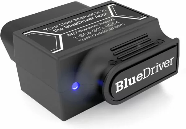 BlueDriver Bluetooth Pro OBD2 Car Scan Tool and Code Reader - Check Engine Light Vehicle Scanner for iPhone & Android