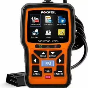 FOXWELL NT301 OBD2 Scanner Live Data Professional Mechanic OBDII Diagnostic Code Reader Tool for Check Engine Light