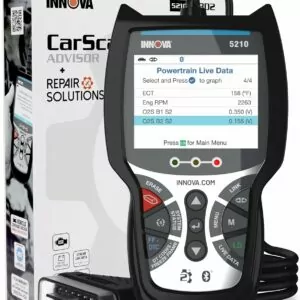 INNOVA 5210 - Newest 2022 OBD2 Scanner Diagnostic Tool - Read/Erase ABS Codes, Live Data, Battery/Charging System Test, iOS and Android