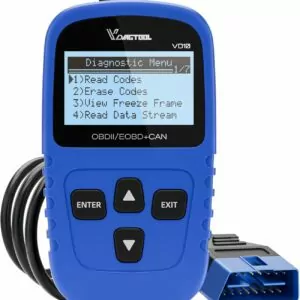 VDIAGTOOL VD10 OBD2 Scanner Code Reader Car Diagnostic Tool Engine Fault Code Reader for Turn Off CEL with Live Data/Freeze Frame/I/M Readiness for All OBDII Protocol Cars, 2024 New Version