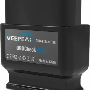 Veepeak OBDCheck BLE Bluetooth OBD II Scanner Auto Diagnostic Scan Tool for iOS & Android, Bluetooth 4.0 Car Check Engine Light Code Reader