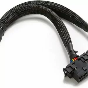 bbfly-B6 OBD2 Splitter 16 Pin OBD II Splitter Extension 1x Male and 2X Female Extension Cable Adapter (1FT/30CM) (1Pack)